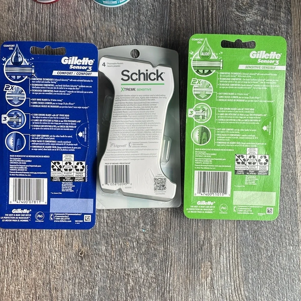 Gillette Mens Shaving and Peronal Care Bundle